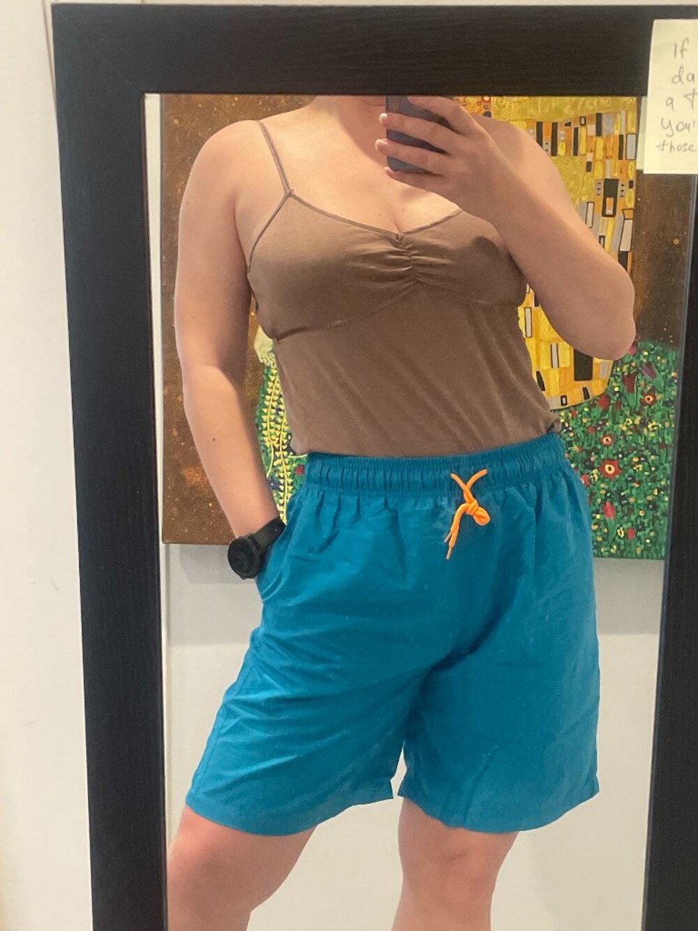 Solid Colors Cami Top Build-in Bra Support For Sports or Run Errands